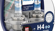 Set 2 Becuri Far H4 60/55w 12v Racing Vision Gt200...