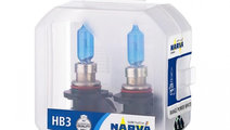 Set 2 becuri far hb3 65w 12v range power white nar...