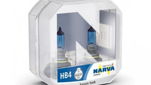 Set 2 becuri far hb4 55w 12v range power white nar...