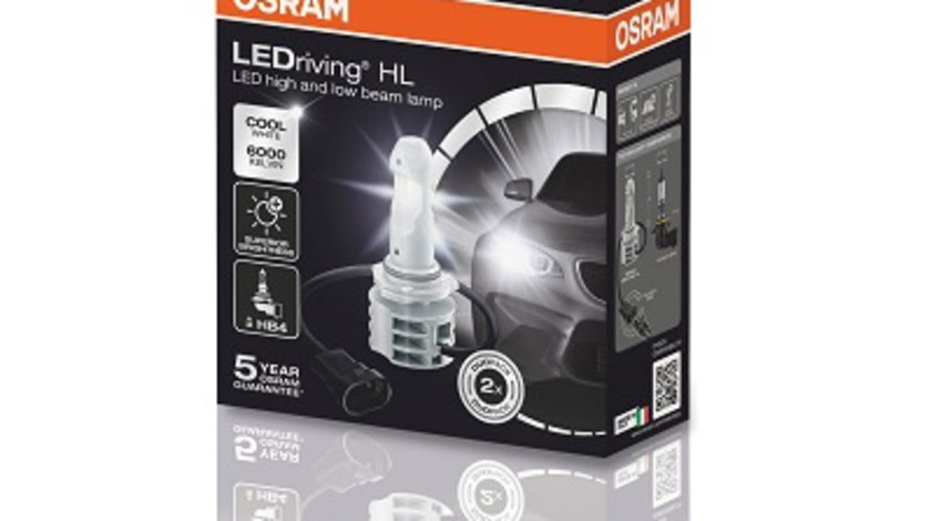 SET 2 BECURI LED 12/24V (HB4) FAR OSRAM 9736CW OSRAM