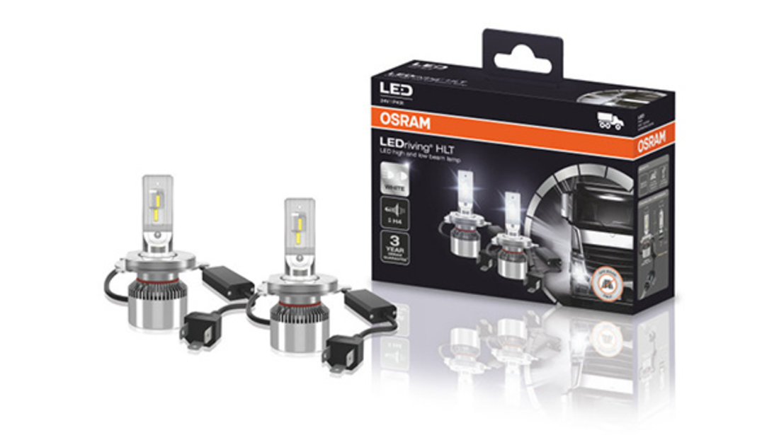 SET 2 BECURI LED CAMION 24V (H4) FAR OSRAM 64196DWS OSRAM