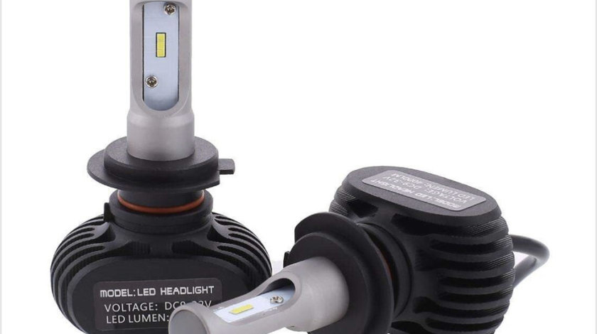 Set 2 Becuri Led H7 CSP S1 8000 Lumeni - Preț redus !!!