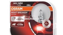 Set 2 becuri Osram H1 Night Breaker Silver (+100% ...