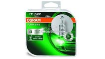 Set 2 becuri Osram H1 Ultra Life 12V 55W 64150ULT-...