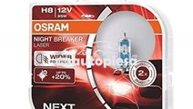 Set 2 becuri Osram H8 Night Breaker Laser Next Gen...