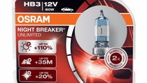 Set 2 becuri Osram HB3 Night Breaker Unlimited (+1...