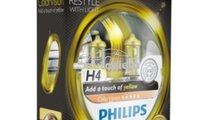 Set 2 becuri Philips H4 ColorVision galben 12V 60/...