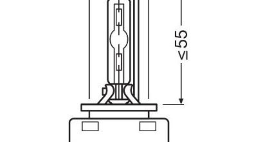 Set 2 becuri xenon 85v d1s xenarc night breaker laser nextgen osram UNIVERSAL Universal #6 66140XNN-HCB