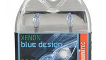 Set 2 Becuri Xenon Blue Design H1 12V 55W Unitec 7...