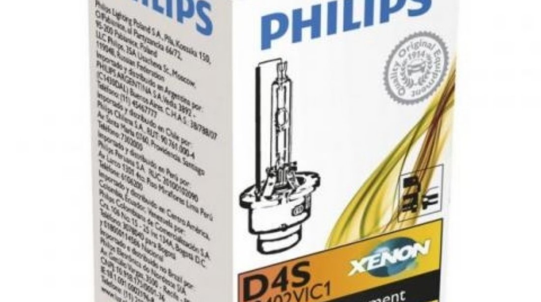 SET 2 BECURI XENON D4S PHILIPS