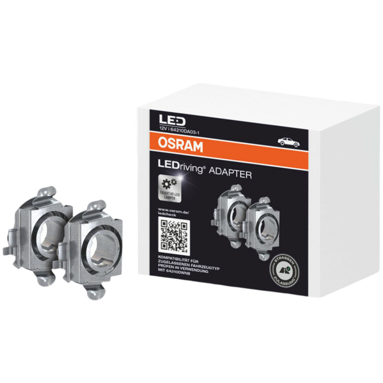 Set 2 Buc Adaptor Bec Led H7 Osram Mercedes, Opel, Volkswagen LEDriving Adapter 64210DA03-1