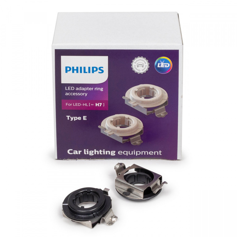 Set 2 Buc Adaptor Bec Led H7 Philips Opel Zafira C 2011→ Typ E PX26d 11178X2
