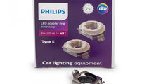 Set 2 Buc Adaptor Bec Led H7 Philips Opel Zafira C...