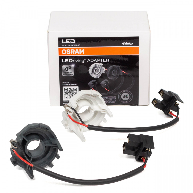 Set 2 Buc Adaptor Bec Led Osram H7 12V LEDriving Adapter 64210DA05