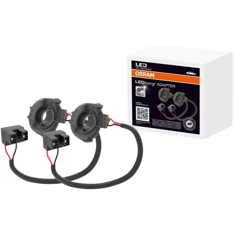 Set 2 Buc Adaptor Bec Led Osram H7 12V LEDriving Adapter 64210DA08