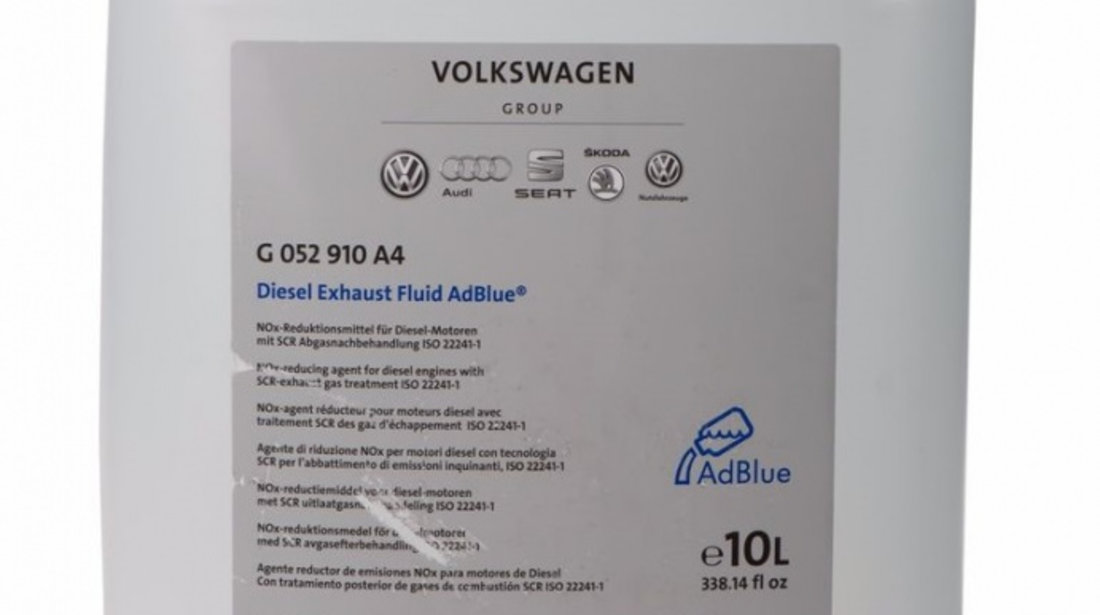 Set 2 Buc AdBlue Oe Volkswagen 10L G052910A4