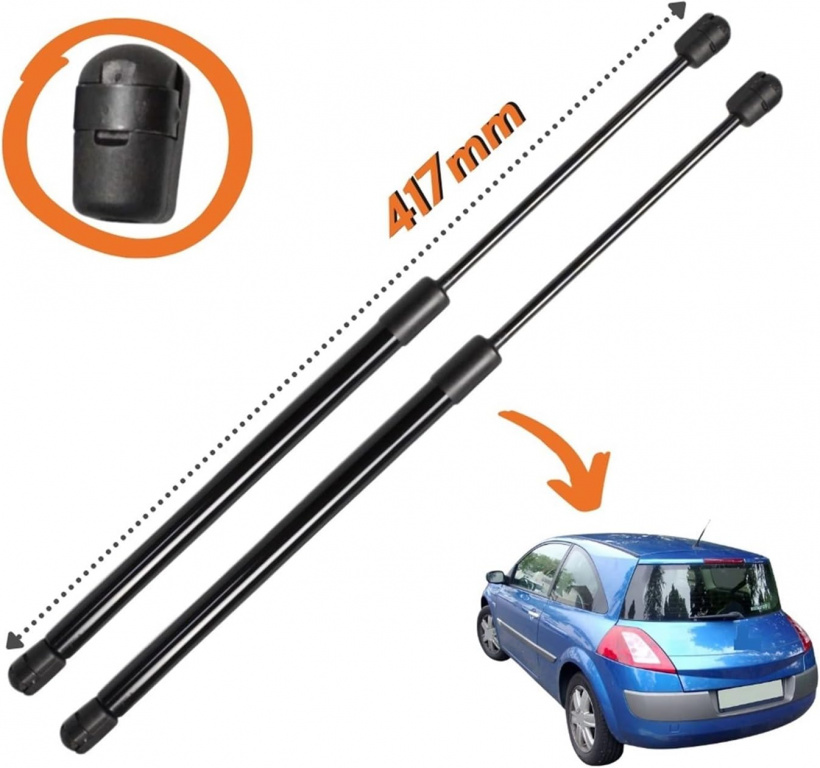 Set 2 Buc Amortizor Haion Am Renault Megane 2 2001-2012 Hatchback 8200051750