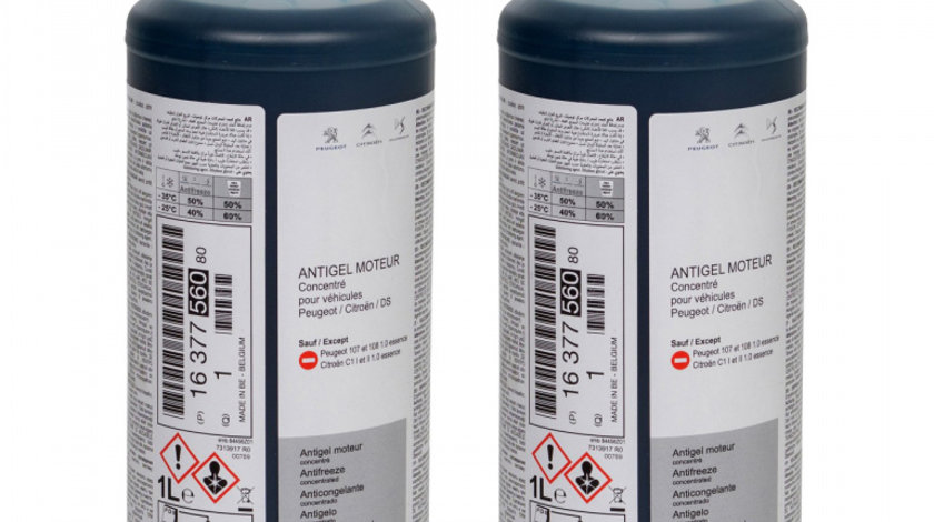 Set 2 Buc Antigel Concentrat Oe Peugeot / Citroen PRO Glysantin G33 Albastru / Verde 1L 1637756080