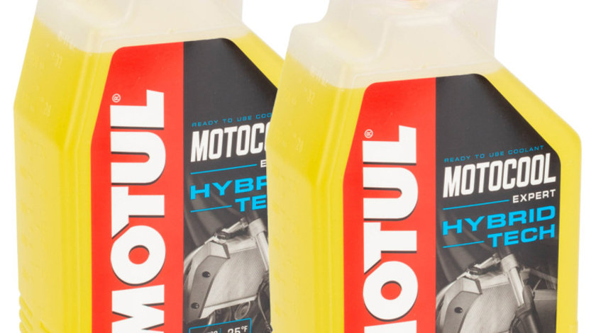 Set 2 Buc Antigel Motul Motocool Expert Hybrid Tech Galben -37°C 1L 105914