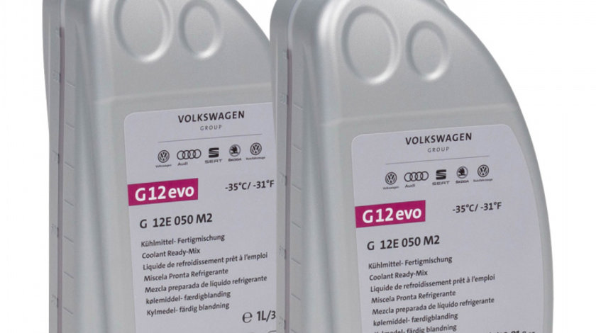 Set 2 Buc Antigel Oe Volkswagen G12 Evo Gata Preparat 1L G12E050M2