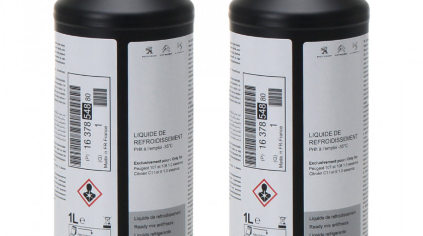 Set 2 Buc Antigel Preparat Oe Peugeot / Citroen Glysantin G70 Rosu 1L 1637854880