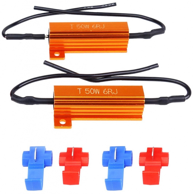 Set 2 Buc Anulator Eroare Led Canbus 50W 6 Ohm Amio 02452