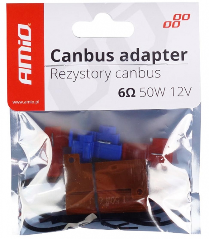 Set 2 Buc Anulator Eroare Led Canbus 50W 6 Ohm Amio 02452
