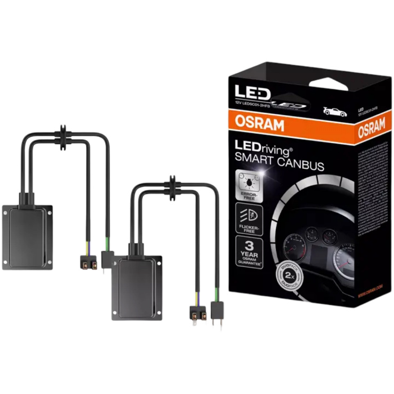 Set 2 Buc Anulator Eroare Led Canbus Osram H7 12V 12W LEDriving Smart Canbus LEDSC01-2HFB