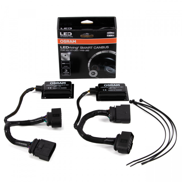 Set 2 Buc Anulator Eroare Led Canbus Osram H7 12V 16W LEDriving Smart Canbus Audi, Seat, Volkswagen LEDSC02-1-2HFB