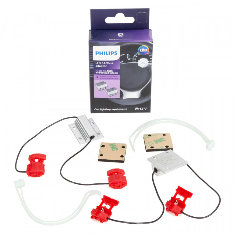 Set 2 Buc Anulator Eroare Led Canbus Philips 12V 5W 12956X2