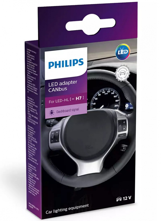Set 2 Buc Anulator Eroare Led Philips Canbus H7 10W 12V 18952C2