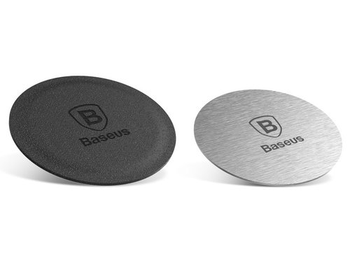 Set 2 Buc Baseus Magnet Iron Suit Placi Metalice Autoadezive Pentru Suporturi Telefon Magnetice Pent...