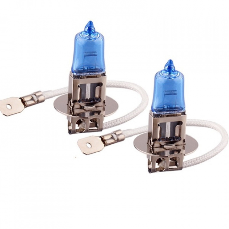 Set 2 Buc Bec Art H3 12V 55W Albastru TCT-66