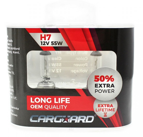 Set 2 Buc Bec Carguard H7 12V 55W +50% BHA014
