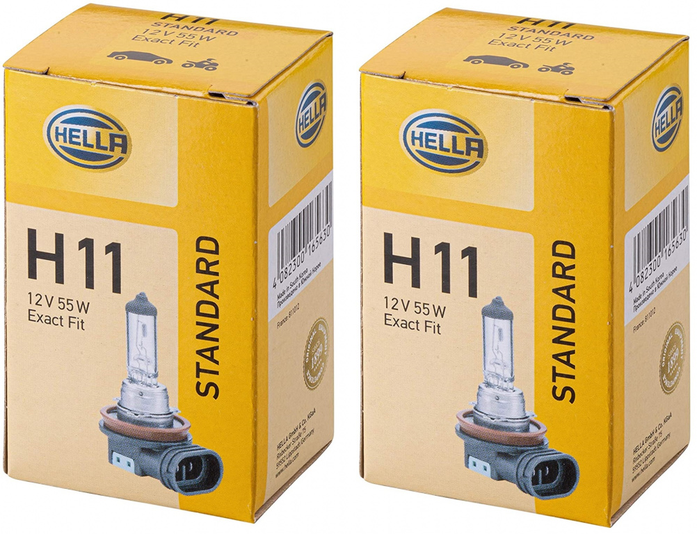 Set 2 Buc Bec Hella H11 12V 55W 8GH 008 358-121