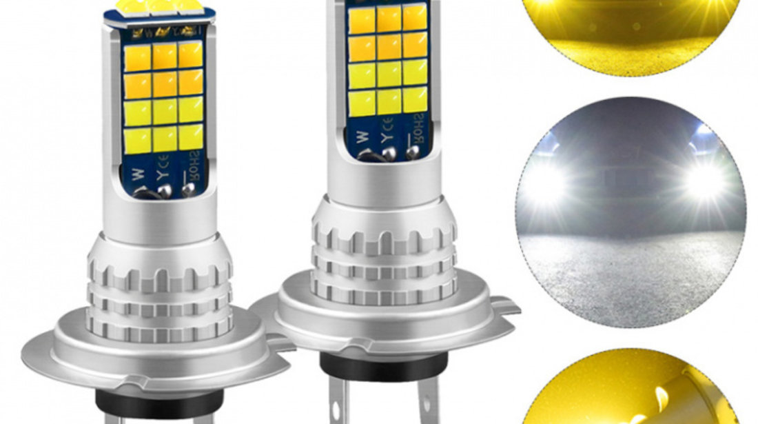 Set 2 Buc Bec Led H7-30 Smd H7-30 SMD