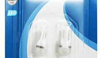 Set 2 Buc Bec Led Narva W5W 12V 5W W2 1X9 5D 18074