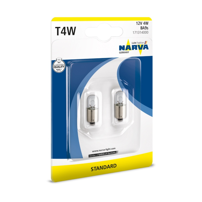 Set 2 Buc Bec Narva T4W 12V 4W Blister 171314000