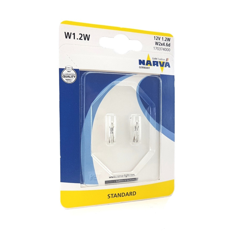 Set 2 Buc Bec Narva W1,2W 12V 1,2W Blister 17037NVAB2