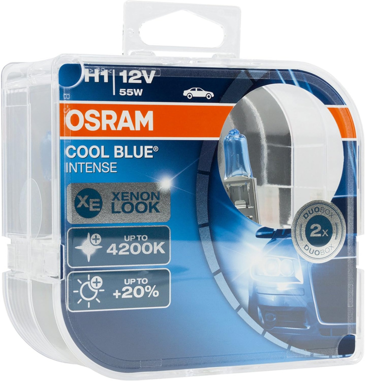 Set 2 Buc Bec Osram H1 12V 55W Cool Blue Intense 64150CBI-HCB