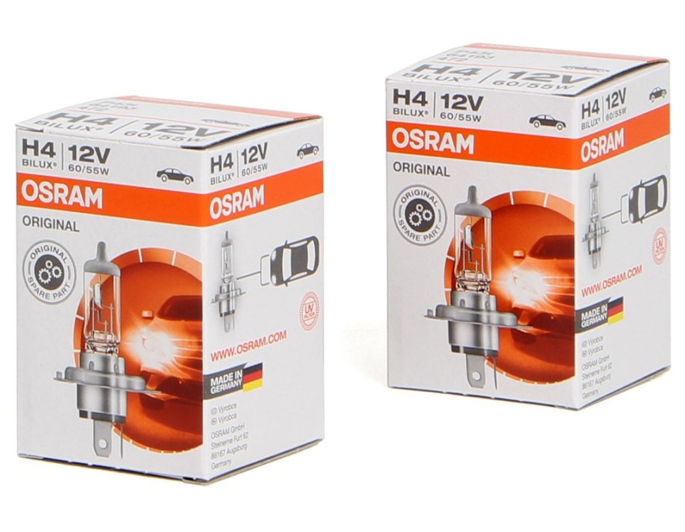 Set 2 Buc Bec Osram H4 12V 60/55W P43T Original 64193