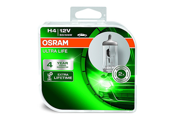 Set 2 Buc Bec Osram H4 12V 60/55W Ultra Life 64193ULT DUO