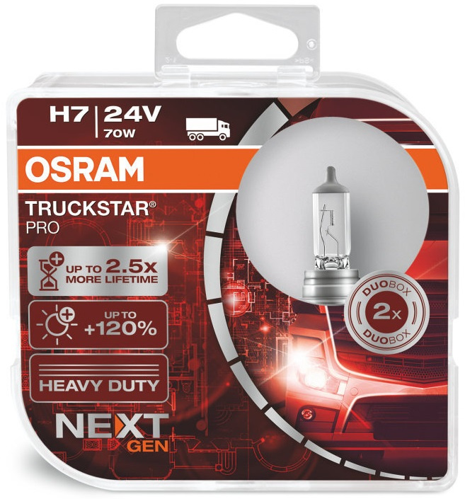 Set 2 Buc Bec Osram H7 24V 70W Truckstar Pro 64215TSP-HCB