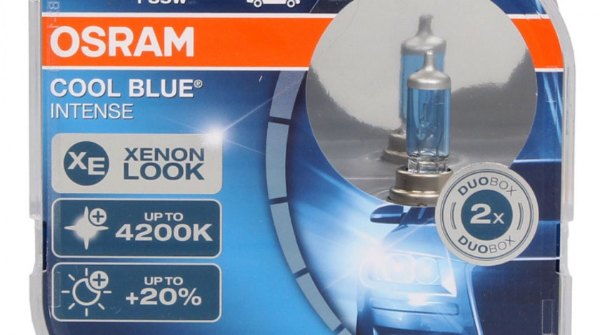 Set 2 Buc Bec Osram H8 12V 35W PGJ19-1 Cool Blue Intense Xenon Look 4200K +20% 64212CBI-HCB