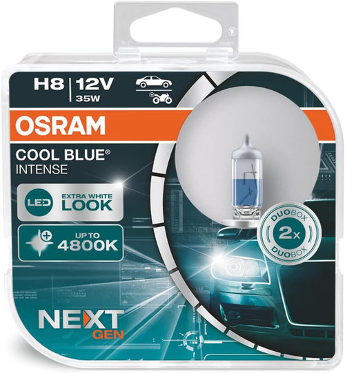 Set 2 Buc Bec Osram H8 12V 35W Pgj19-1 Cool Blue Intense Next Generation +100% 64212CBN-HCB