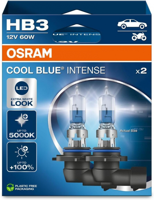 Set 2 Buc Bec Osram HB3 12V 60W Cool Blue Intense Nextgen 9005CBN-2HB