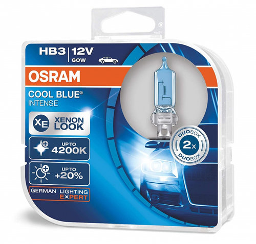 Set 2 Buc Bec Osram HB3 12V 60W Cool Blue Intense 9005CBIDUO