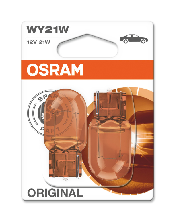 Set 2 Buc Bec Osram WY21W 12V 21W Original Blister 7504-02B