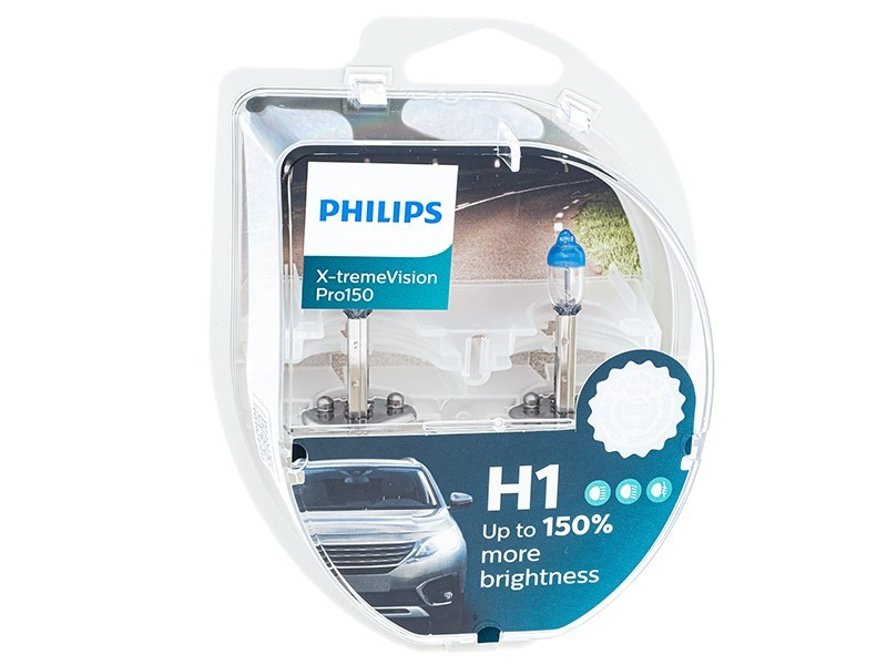 Set 2 Buc Bec Philips H1 12V 55W X-tremevision Pro +150% PH-00565