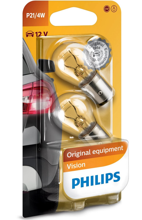 Set 2 Buc Bec Philips P21/4W 12V 21/4W Blister 12594B2